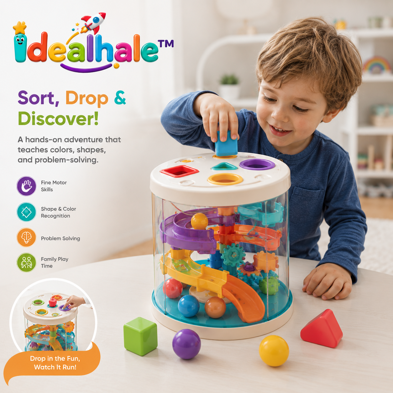Idealhale™ ColorFlow Discovery Drop Tower