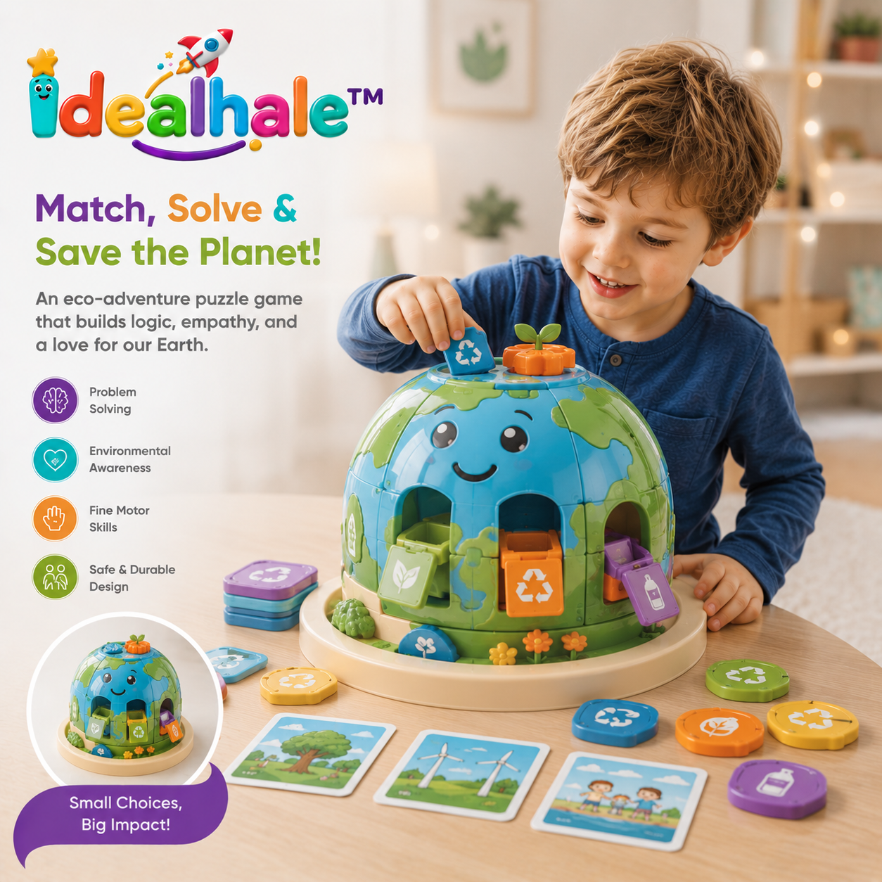 Idealhale™ EcoSort Planet Learning Toy