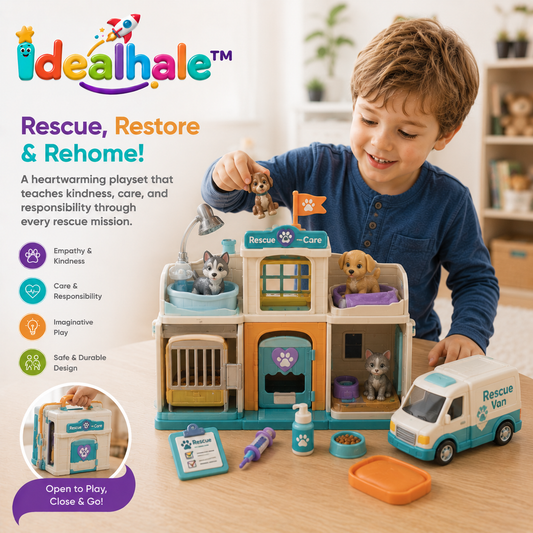 Idealhale™ Rescue & Care Pet Center Playset